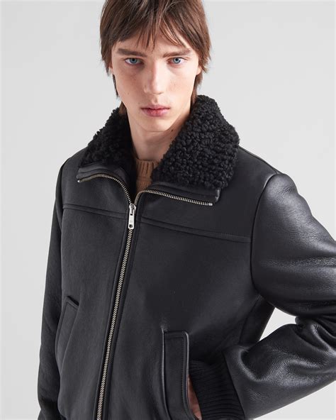 prada black jacket for men|Prada winter jacket men.